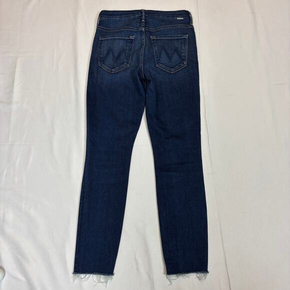 Mother High Waisted Looker Ankle Fray Jeans in Home Movers Women's 27 - Picture 3 of 12